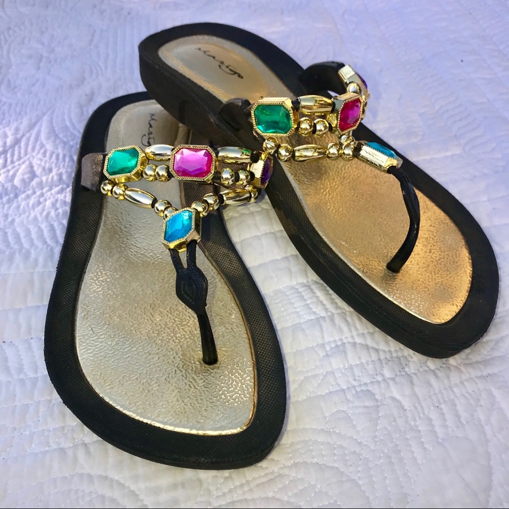 Pretty Marigo Jewel Sandals